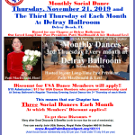 Don’t Miss Our November Chapter Social Dances! – Tuesday, November 12 at Goldcoast Ballroom, Coconut Creek, FL — Thursday, November 21 at The Delray Ballroom, Delray Beach, FL —  Saturday, November 23 at Star Ballroom, Pompano Beach, FL